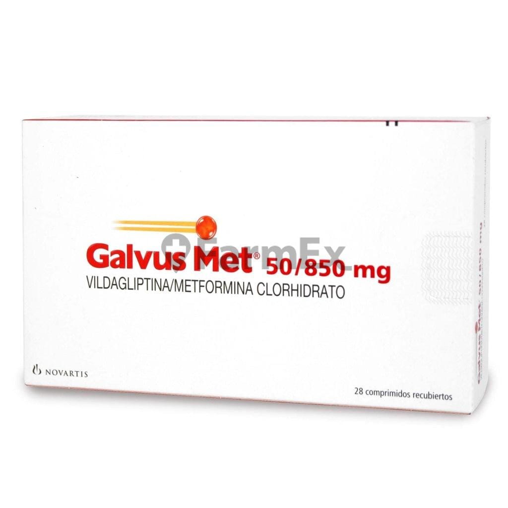 Galvus Met 50 / 850 mg x 28 comprimidos "Ley Cenabast" Farmex-VidaTres-Persistente